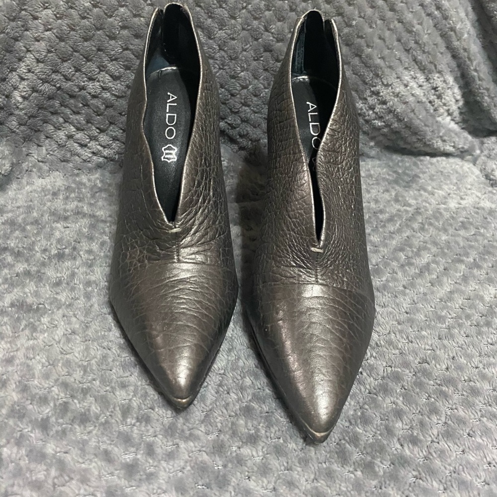 Aldo’s Metallic Booties